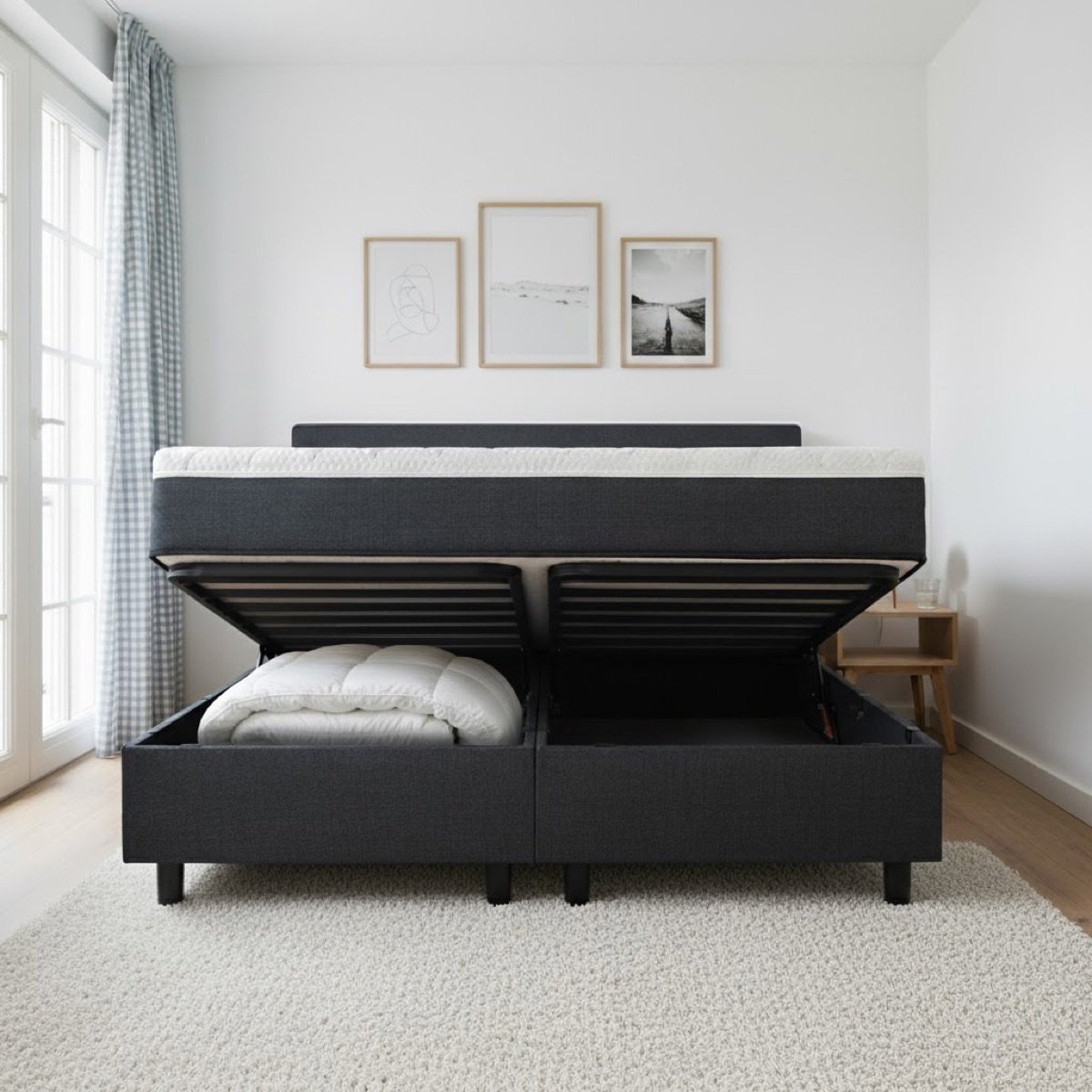 Boschbedding Opbergboxspring Up
