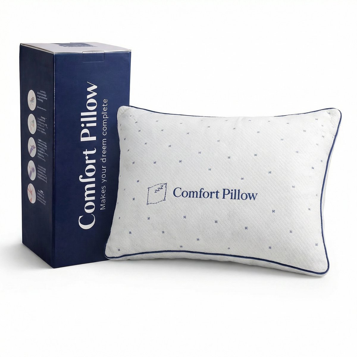 Comfort Pillow Premium Natuurlatex Hoofdkussen, verstelbaar natuurlatex kussen