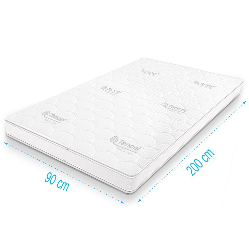 Droommatras Topdekmatras Koudschuim Tencel Deluxe 90x200 (11 cm)