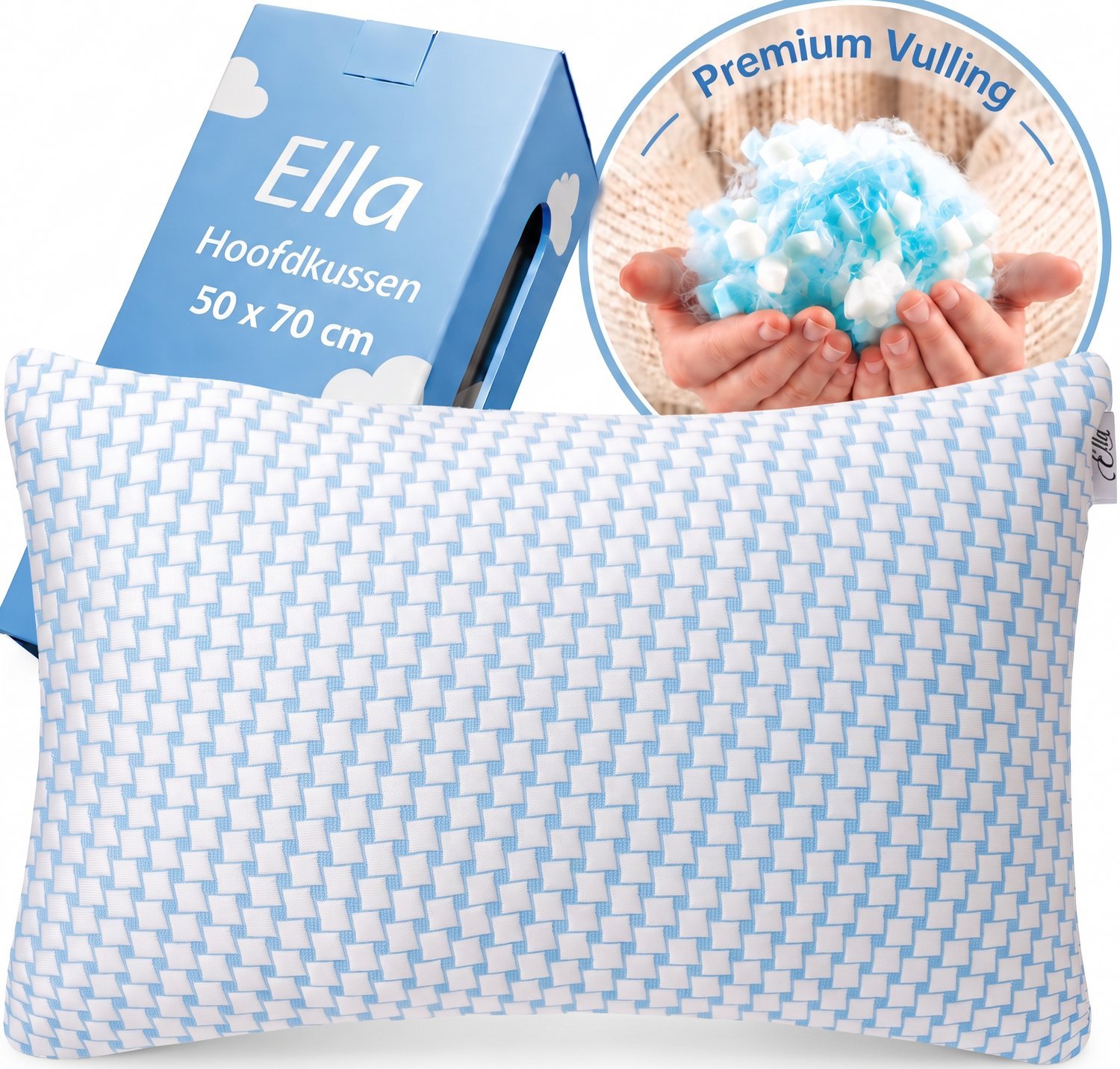 Ella Hoofdkussen Memory Foam 50x70